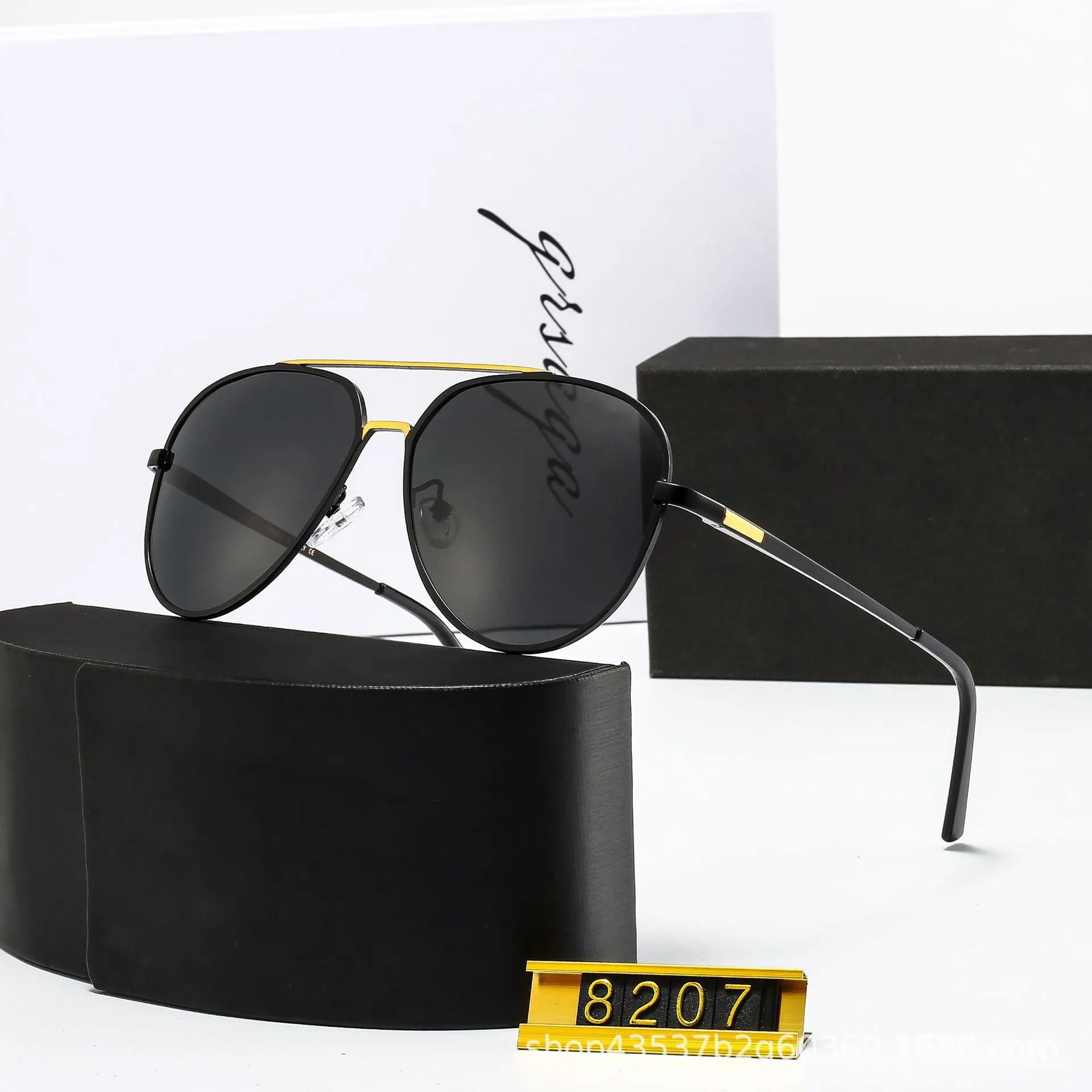 その他 Ry Pilot Sunglasses Polarized for Men & Women - Tan Lens