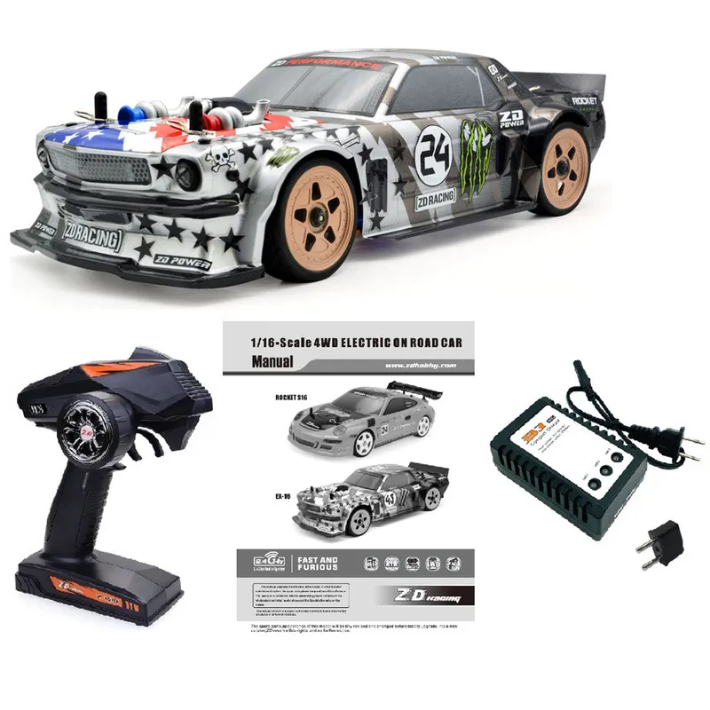 Racing elétrico RC Car ZD 1 16 40km h de alta velocidade Motor sem escova 4WD Tourning on Road Remote Control Vehicles RTR Modelo Presente 220829