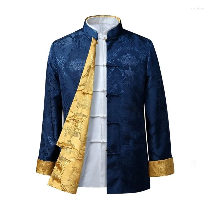 Этническая одежда традиционная китайская для мужчин мужская восточная зимняя куртка Wushu наряд Jackets 2022 TA100