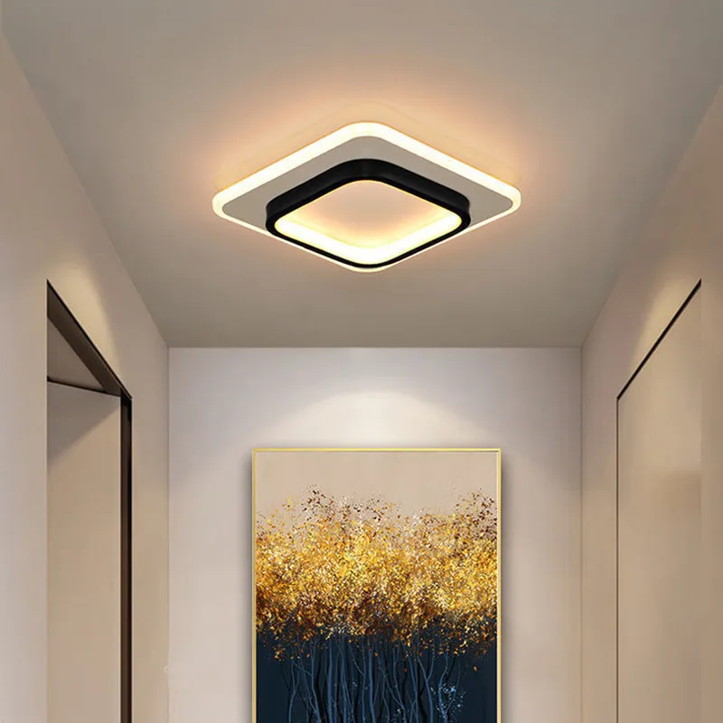 Modern Led plafondlicht voor woonkamer slaapkamer keuken balkon balkon decor indoor verlichting plafonds lamp armatuur gang lichten d1.5