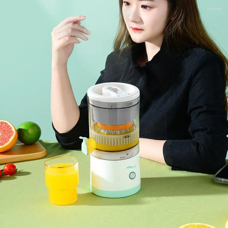 Соковыжималки 45 Вт мини -электрическая соковыжималка беспроводная медленная портативная автоматическая апельсиновая лимонная мультифункциональная сепаратор соков для дома