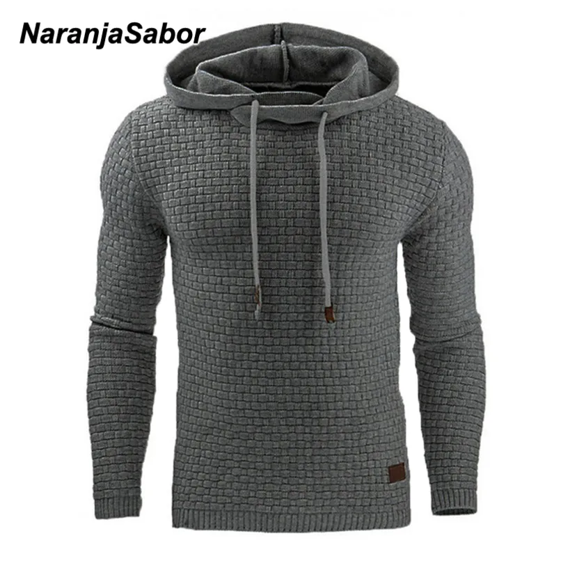 Men's Sweaters NaranjaSabor Autumn Men's Hoodies Slim Hooded Sweatshirts Mens Coats Male Casual Sportswear Streetwear Brand Clothing N461 220829