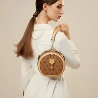 Luxury bags 2021 Bag women's summer new small round hand-held single shoulder chain messenger