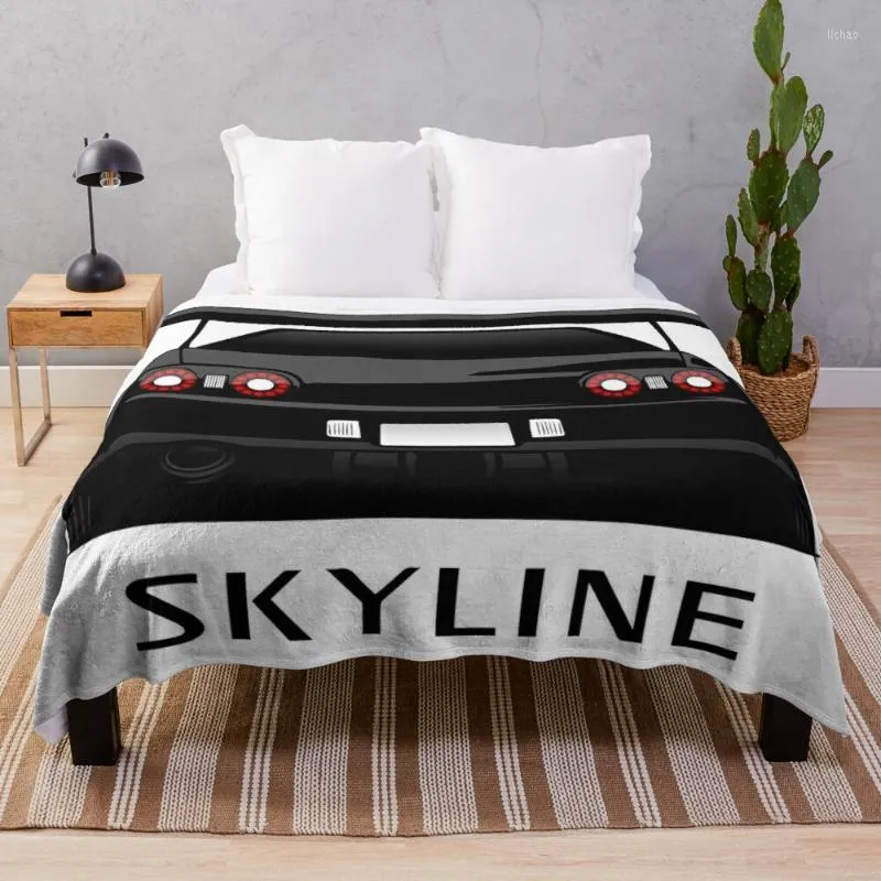 Blankets Nissan Skyline GT R R32 Throw Blanket Extra Large Lace For