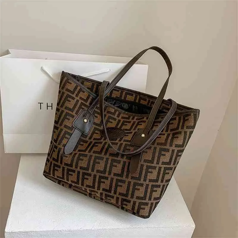 Fashion Bags trend bag texture one shoulder portable Tote Bag