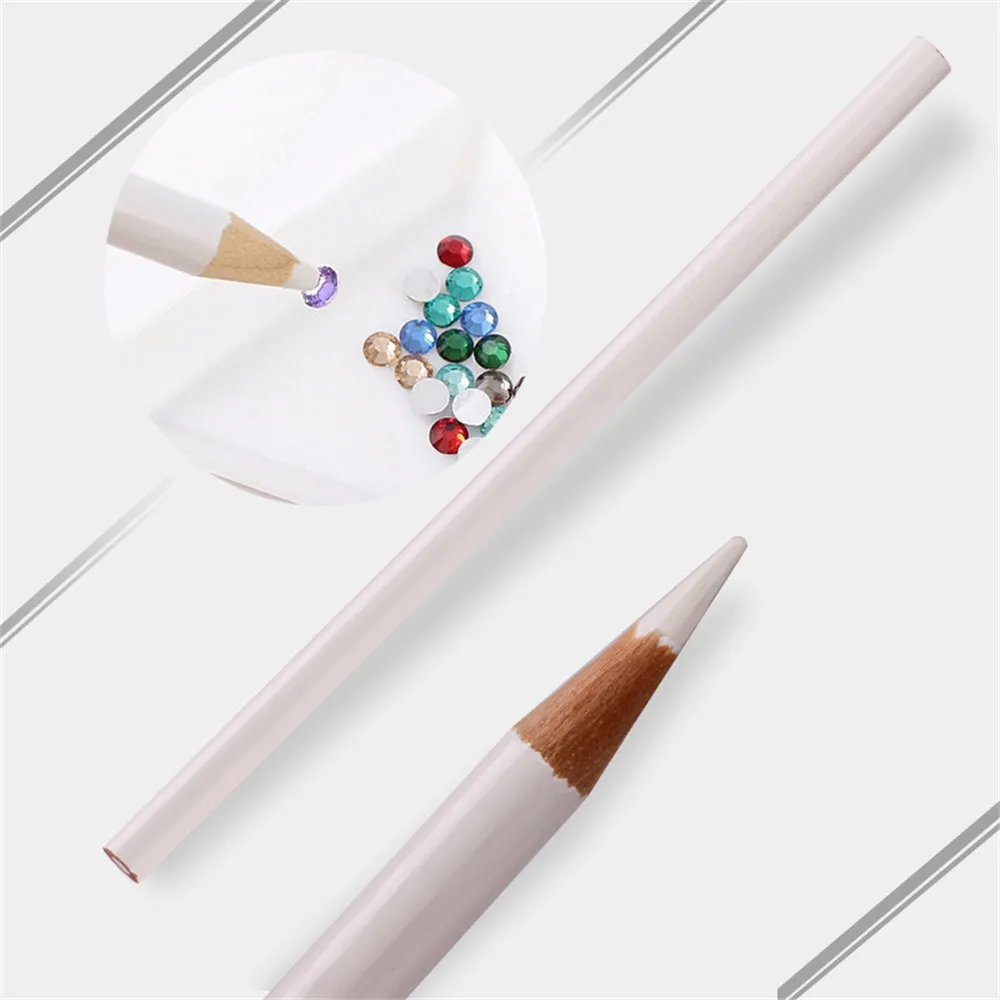 Kit De 3 Herramientas Para Colocar Diamantes De Imitación (lápices De Cera) + Sacapuntas - Para Manualidades Y Uñas