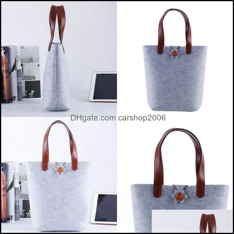 Opbergtassen vilt tas kleur niet geweven stoffen handtas herstel vrouwen mode eenvoud slijtage 9fl uu drop del carshop2006 dhcbv