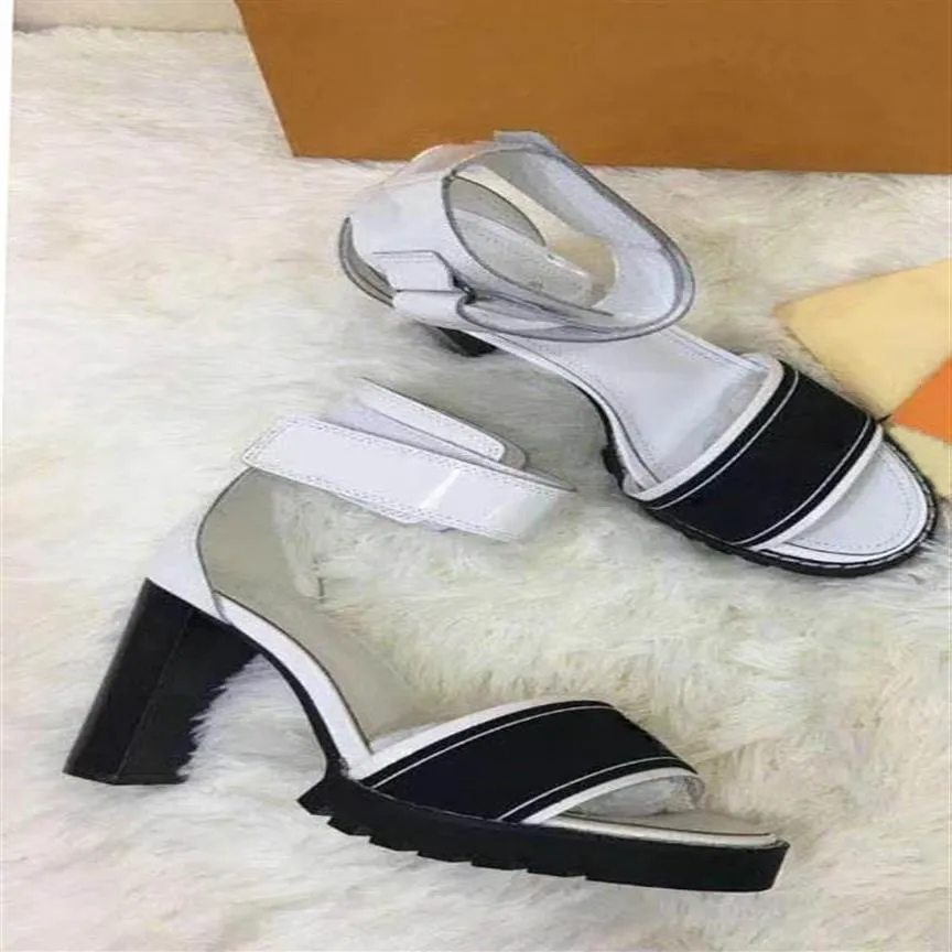 -2018 Fashion Ladies Sandals for Women with Box Style Color 2Colors Size 35-41 Logo200J