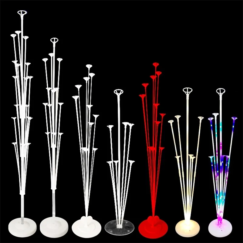 クリスマスの装飾1セット7 19チューブバルーンホルダーSスタンドcolumn columtiキッズバースデーパーティーベビーシャワーウェディングデコレーションサプライ220829