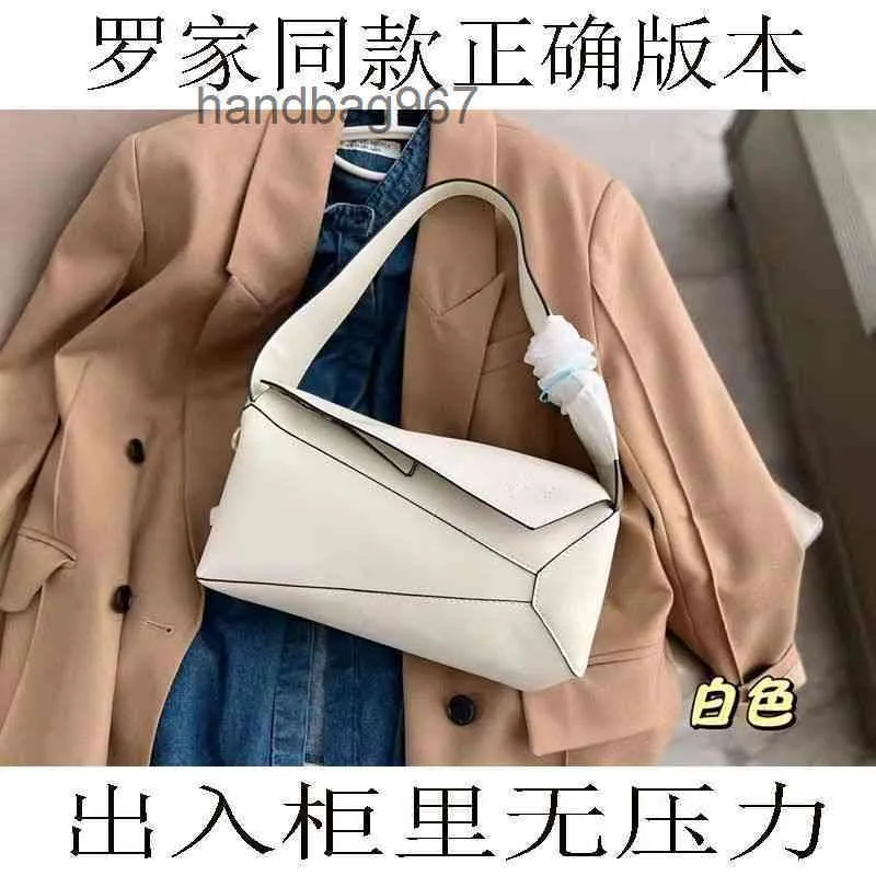 مصمم حقيبة اليد حقيبة الكتف حقيبة Loew'ss Women 2022 أكياس الربيع نابا العجل العجل على نطاق واسع الإبط أزياء الألغاز الإناث البسيط 3 لها شعار