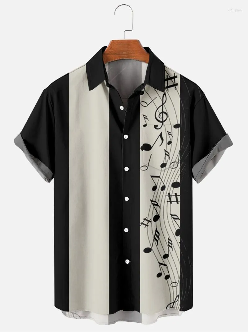 Camisas casuais masculinas Camiseta Holgada de Manga Corta Para Hombre Camisa Con Estampado Digital 3d A Rayas Cruzadas Estilo Harajuku Novedad