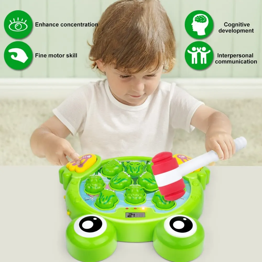 Interactive Whack A Frog Hammering Game With 2 Tinners Hammer For Early  Developmental Learning From Sxe_toys, $33.94