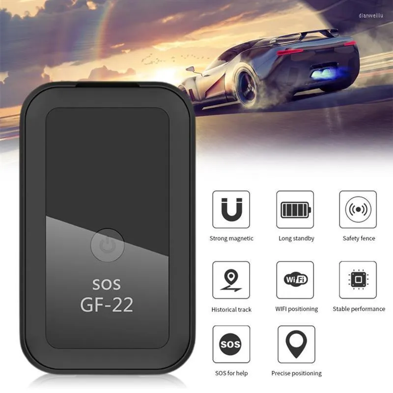 Car GPS Accessoires Tracker Real-time spraakmonitoring Anti-diefstal SOS-trackingapparaat met GSM LBS WiFi Anti-Interference Locator