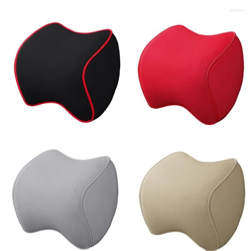 Coussins de siège de voiture, appui-tête, soutien du cou, coton respirant, repos automatique, coussin lombaire ergonomique