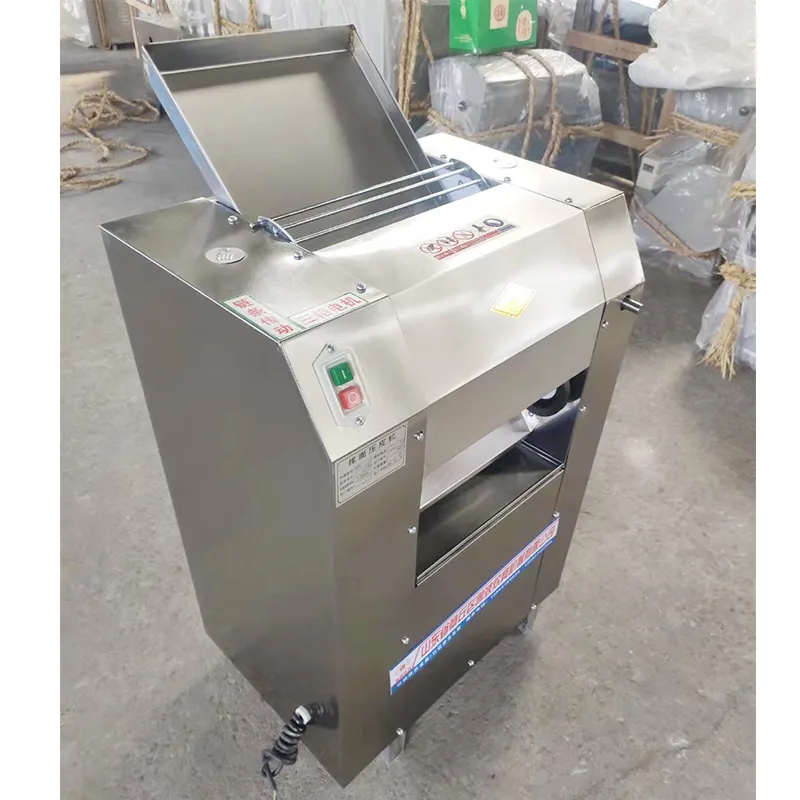 K￶ksdeg Roller kommersiella k￶ksutrustning Automatisk restaurang Pasta Maker Electric Dough Sheeter Copper Core Motor