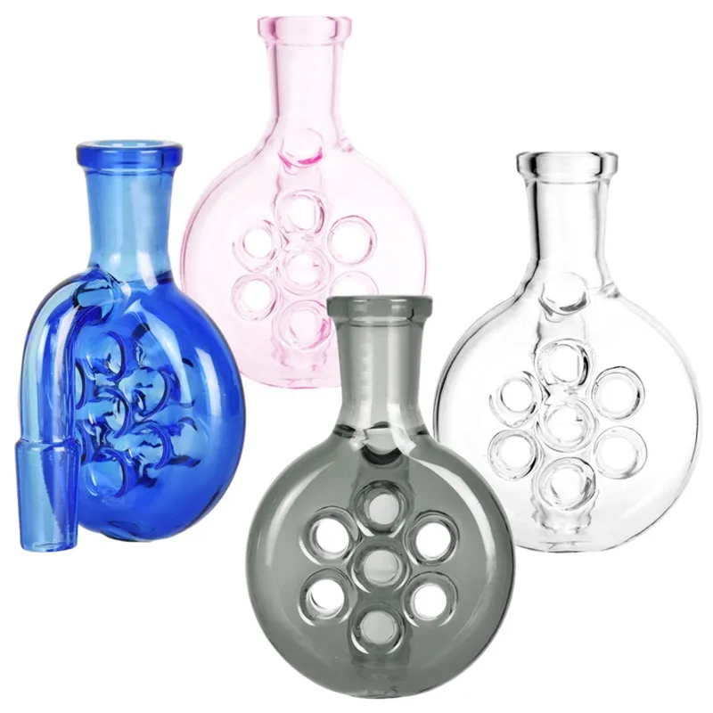 Kleurrijke rookglas bong waterpijp droge as catcher hookah kom adapter adapter connector convert houder handgemaakte accessoires dhl gratis