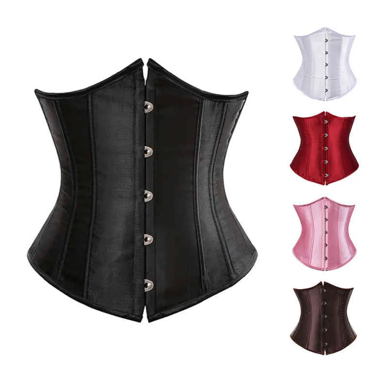 Vita e Shapewear addominale Sexy Gothic Underbust Corset Cincher Bustier Top Workout Shape Body Belt Plus Size S 6xl 0719