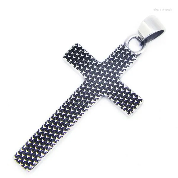 Pendant Necklaces 100% Personal Design Jesus Cross 316 Stainless Steel Fashion Dots