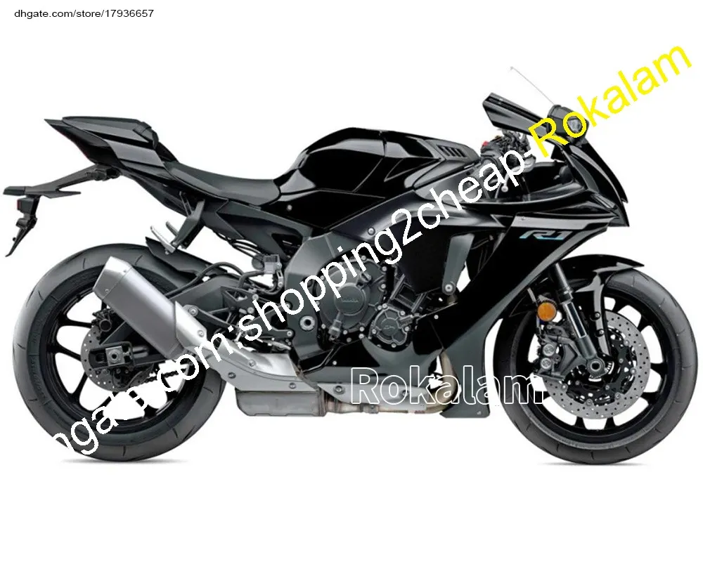 Für Yamaha Verkleidungen YZF1000 R1 2020 2021 2022 YZF R1 Glanz Schwarz Aftermarket Motorrad Verkleidung Spritzguss