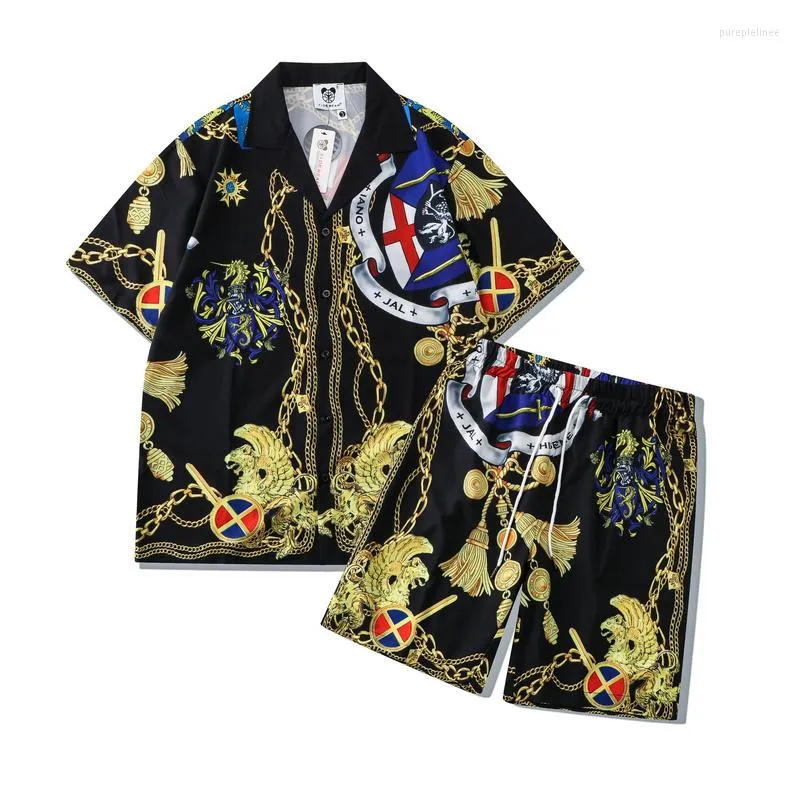 MEN MAWN TRACHSUITS FASHING ZC699 MENS SETS 2022 Runway Luxury European Design Party Clothing