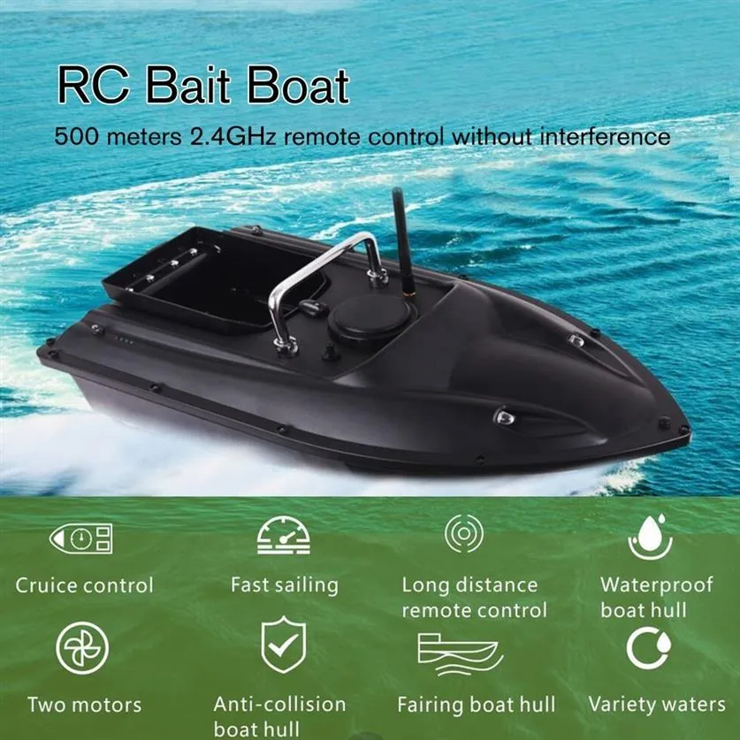 D13 Smart RC Bait Boat Dual Motor Fish Fish Barco Control remoto Control remoto 500m Barcos de pesca Toques de pesca de lancha de pesca 201204241V