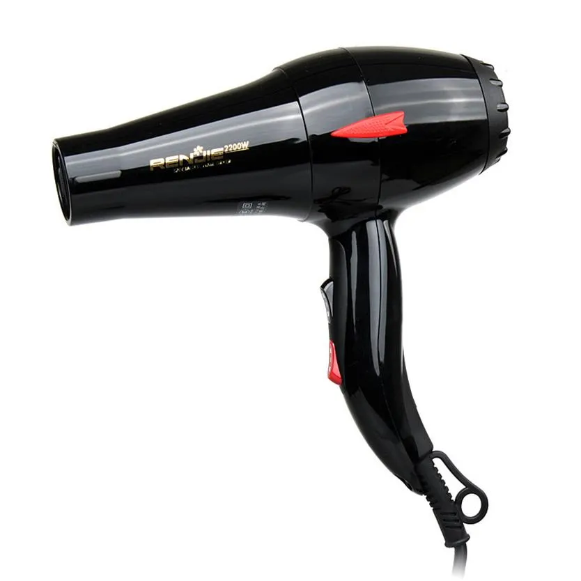 Renjie Hair Drier 827 A Wind 2200W High-Power Air Hair Drier T190719262F