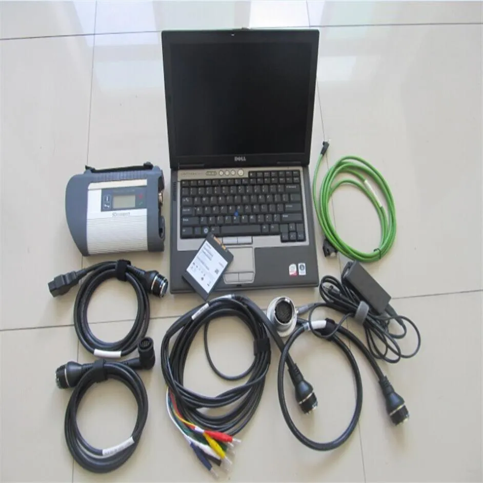 أداة تشخيص MB SD C4 Star لـ Mercedes Diagnostic مع D630 Laptop 360GB SSD 2022 06V
