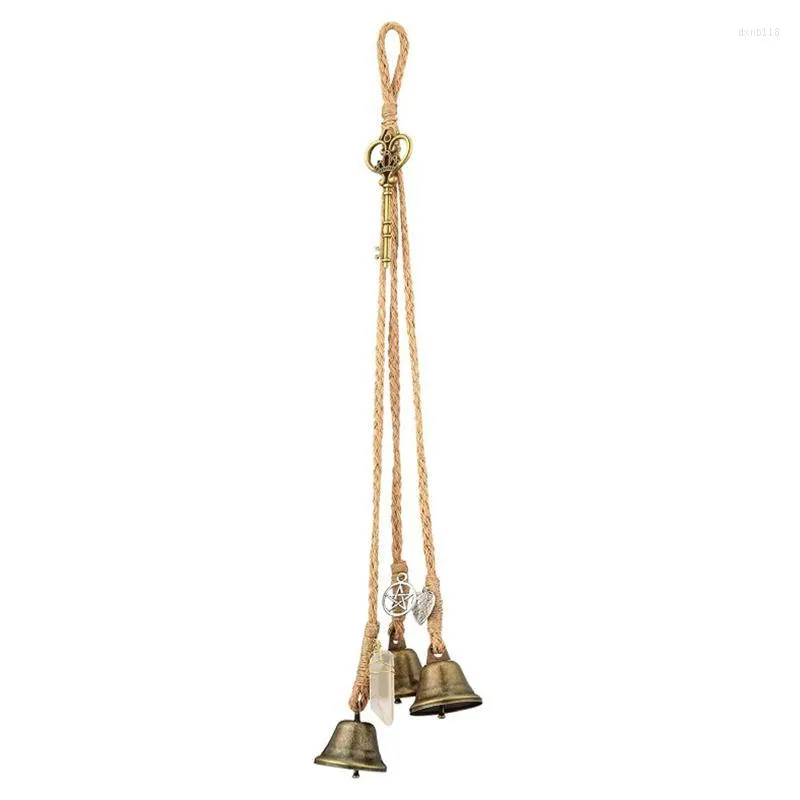 Figurine decorative Wiccan Decor Witch Bells Home Protection Witchcraft Wind Chimes Bell House For
