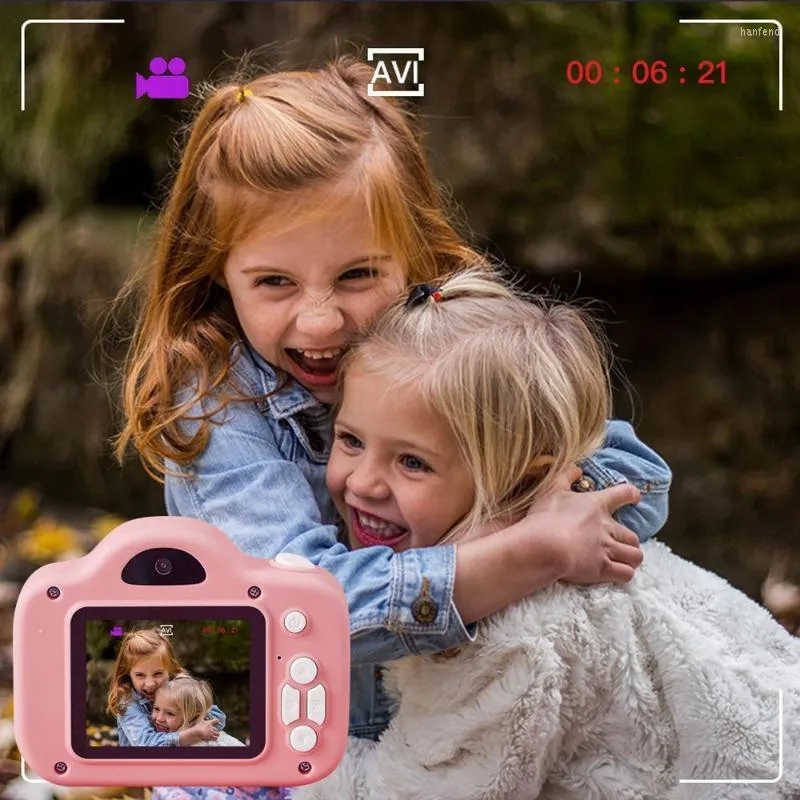 디지털 카메라 2 인치 미니 만화 카메라 HD 화면 휴대용 비디오 SLR 아이