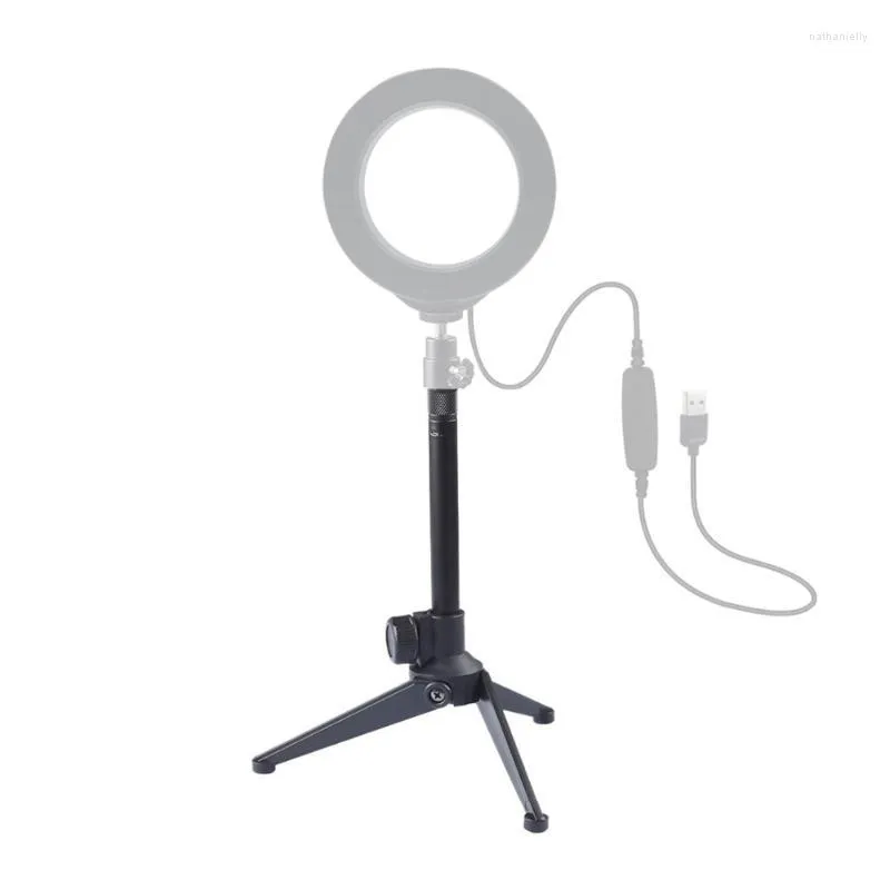 Statywy stacjonarne wspornik statywu Regulowany uchwyt na stojak do LED Light Selfie Stick 3/8 śrub