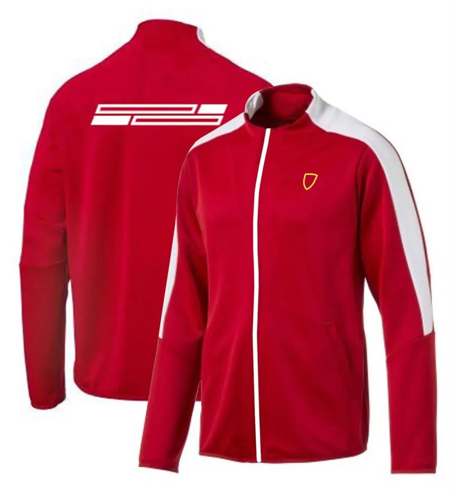 F1 Team Uniform Men's Racing Series Zip Jacket Casual Sports Sweater