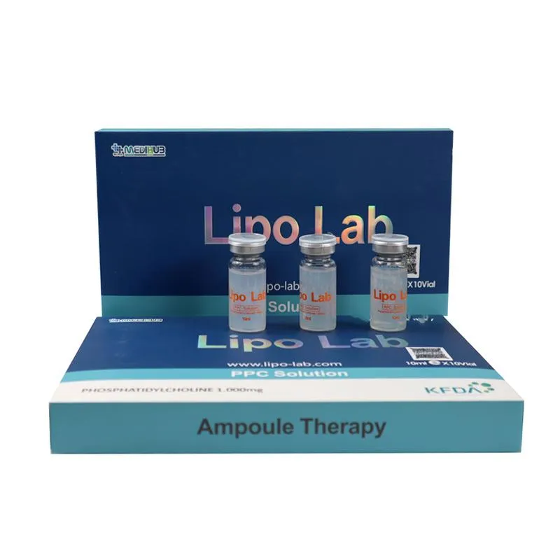 عناصر تجميل Lipolab التخسيس تحلل الدهون الشحمي Solutio Lipo Lab PPC Solution 10 ML 10 Vials Aqualyx onsell