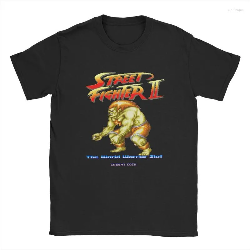 T-shirts pour hommes Blanka Street Fighter Ii Fan de jeu Vêtements pour hommes Chemise de loisirs T-shirt drôle à manches courtes pour hommes Coton Idée cadeau Tops