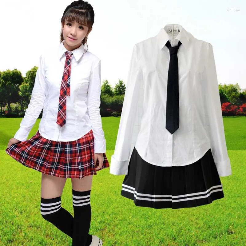 Conjunto de uniforme escolar japonês JK estudante, doce kawaii