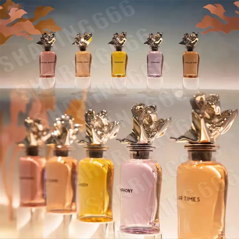 Luksusowe perfumy 100 ml zapach Symfonia/Rhapsody/Cosmic Cloud/Dance Blossom/Stellar Times Lady Body Mist Najwyższej jakości szybki statek