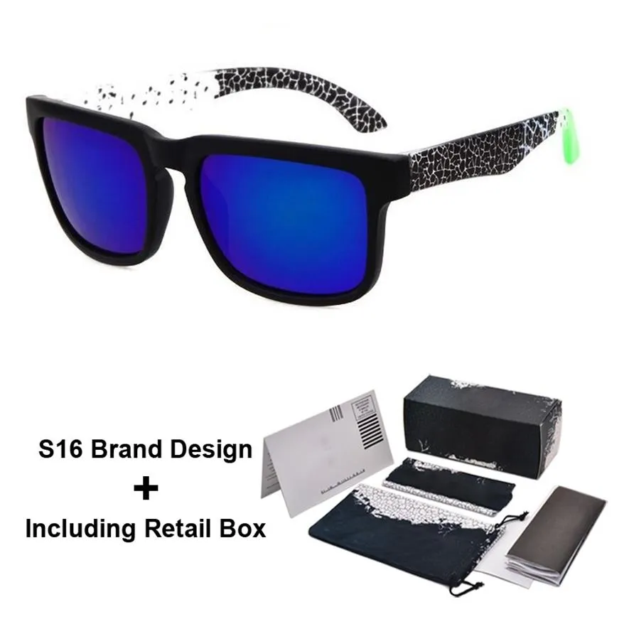 مصمم العلامة التجارية تجسس كين بلوك نظارة شمسية هيلم 18 ألوان أزياء الرجال مربع إطار البرازيل أشعة ذكر القيادة غشاء الشمس الظلال 2741
