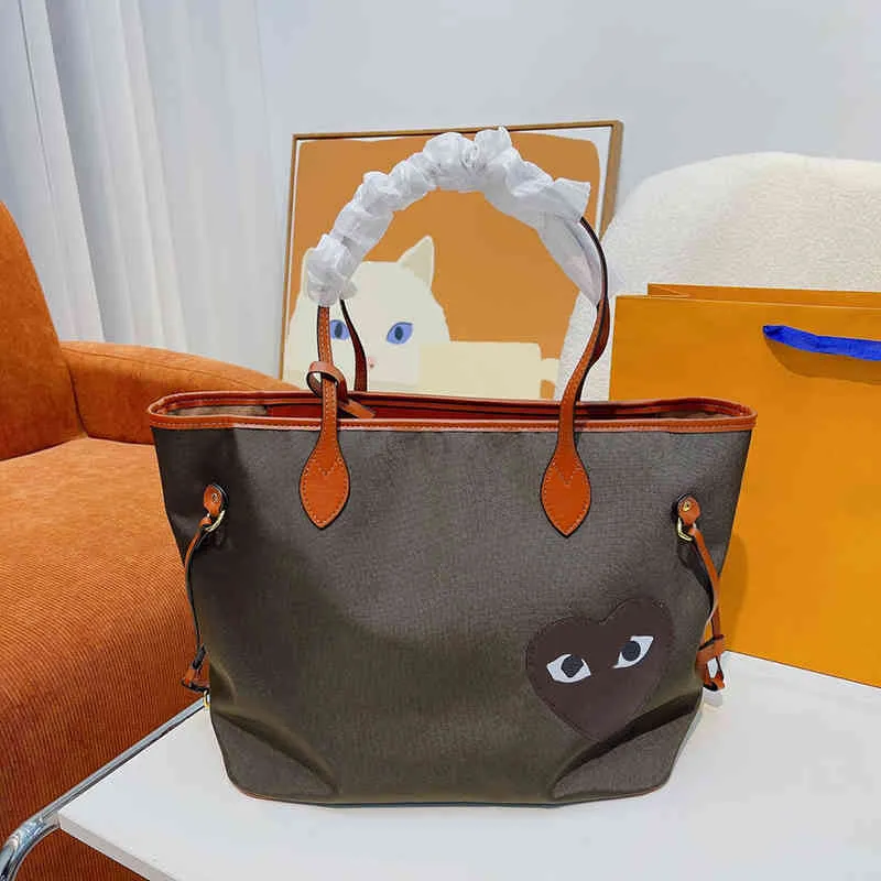 sacs fourre-tout sac à provisions mode femmes imprimer sacs à main Marque De Luxe Designer Plage Vacances Épaule totes 220831