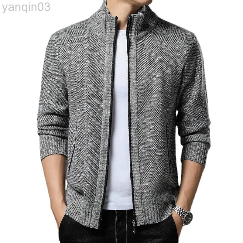 Men's Sweaters Men Jackets Vests Winter Sweater Coats Vest Sweaters Male Stand-Up Collar Casual Vests Slim Fit Sweaters Size 4XL L220831