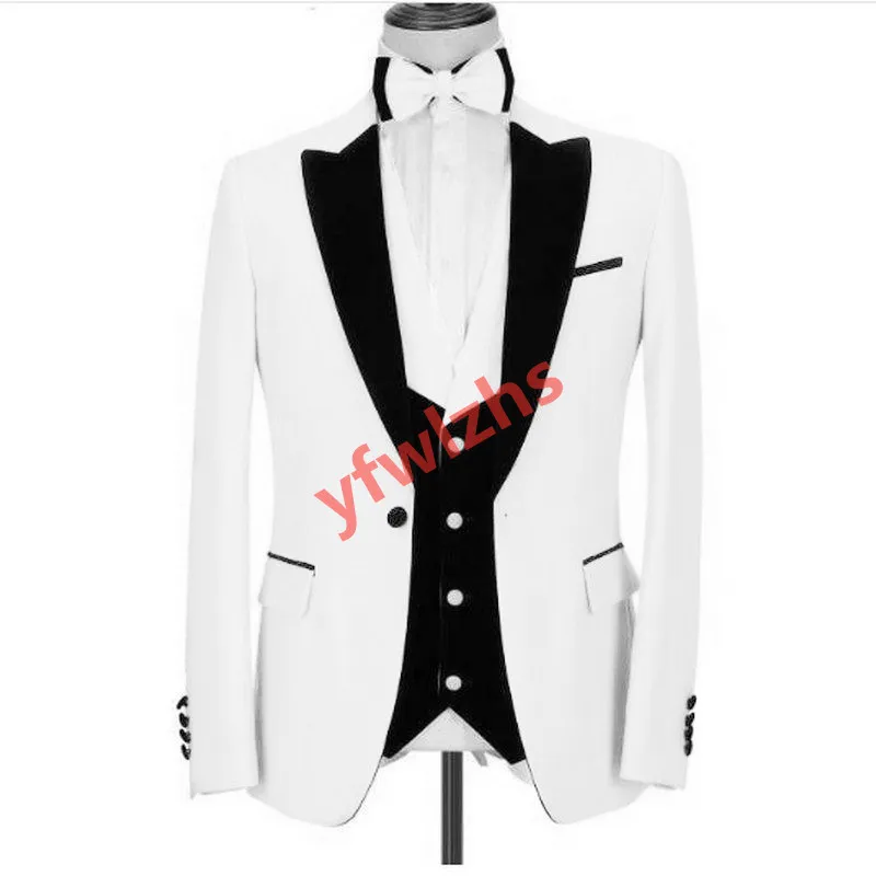 العريس مخصص Tuxedos زر واحد الرجال دعاوى الذروة لابيل العريس الزفاف/حفلة موسيقية/عشاء رجل السترة سترة