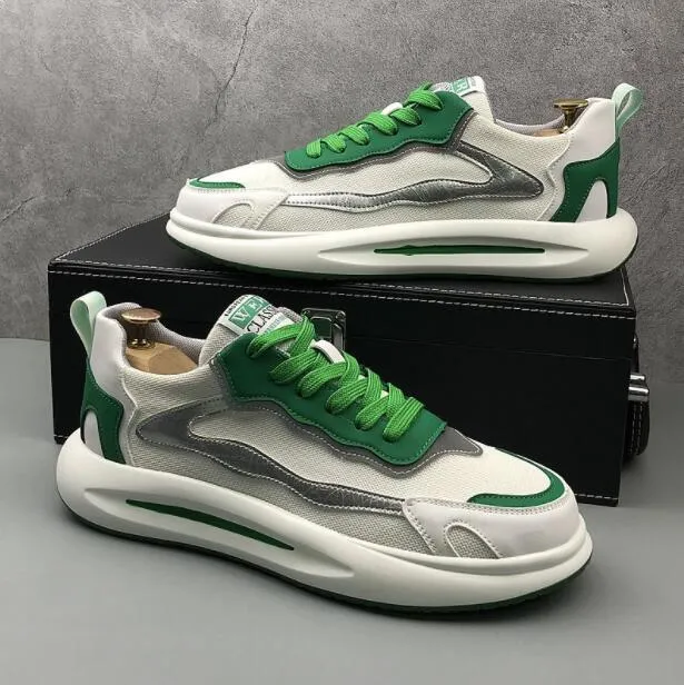 Wave Sneaker New Designer Running Männer kleiner weißer Schuh atmungsaktives ungezwungenes Skateboard täglich Walking Classic Wear Resitant Herren Kleiderladung Top -Schuhe online 157 S s