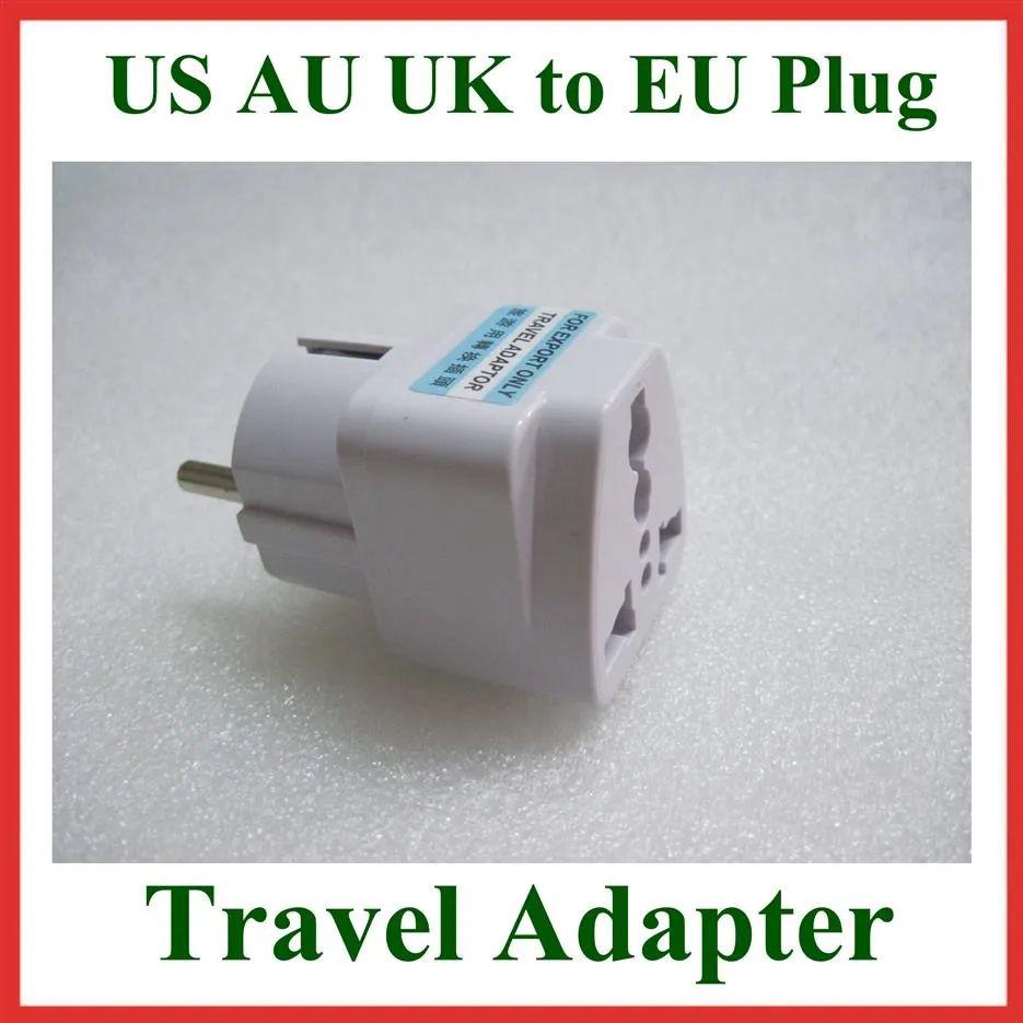 5pcs Universal Travel Adapter Australia Au USA UK UK إلى EU PLUT WALL AC Power Adapter 250V 10A Socket Converter2163