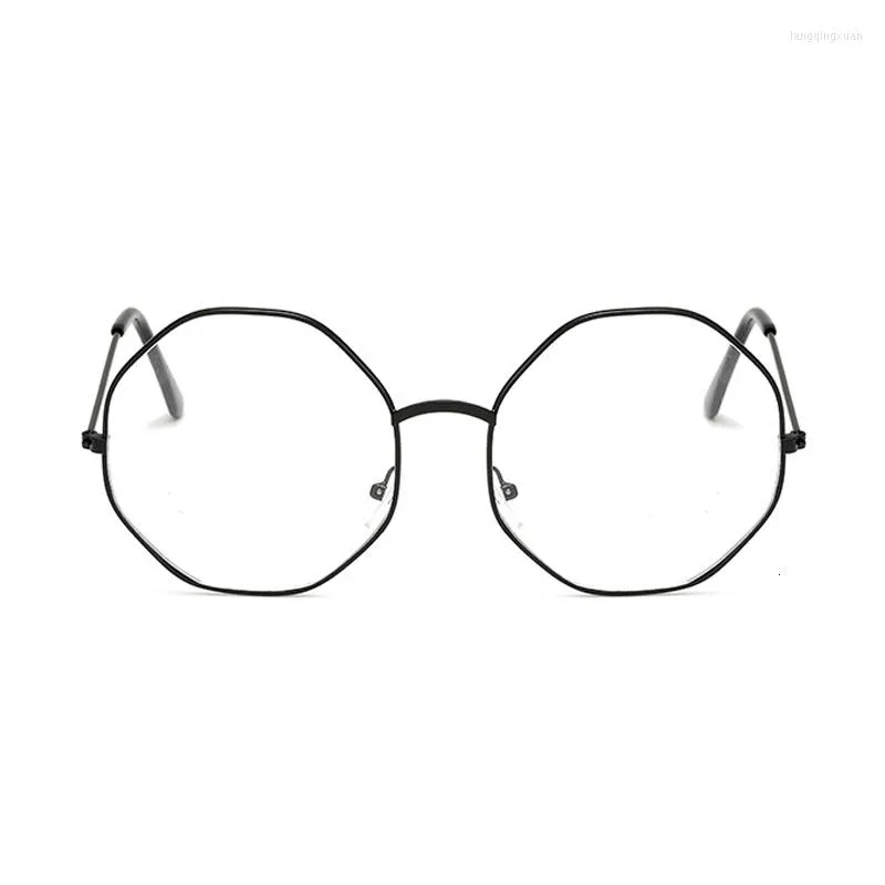 Zonnebrillen frames modeblazen vrouwen vintage ronde bril frame metaal myopie optische brillen transparante lens comfort licht spektakel