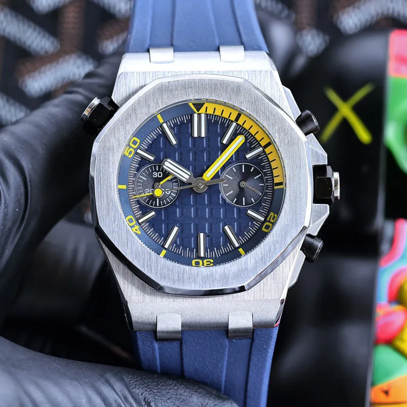 Watch Automatic Mechanical Movement Mens Designer Watches Men Wristwatch 45mm Business Wristwatches Stainless Steel Case Life Waterproof Montre De Luxe