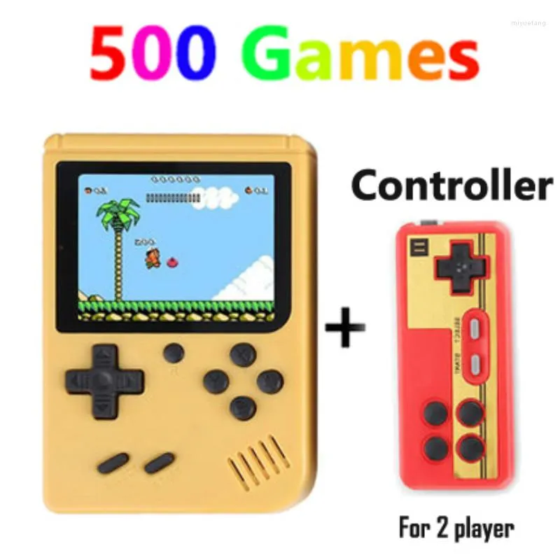 Coolboy Retro-Handspielkonsole, tragbar, HD-Emulator-Controller, integrierter 500-Spiele-Gamepad, TV-Video, wiederaufladbar