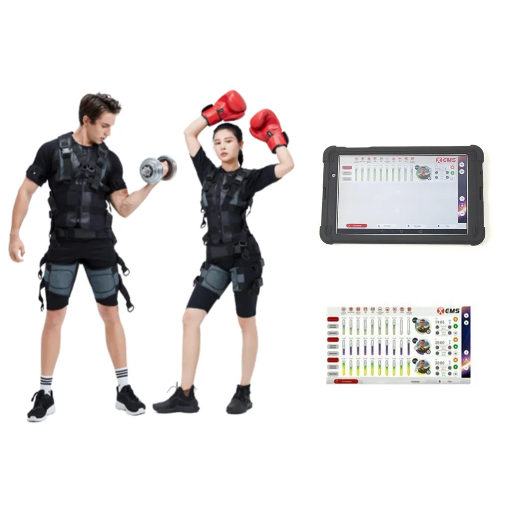 Wireless EMS Muscle Stimulator Trainer Shape Fitness Machine Xbody Sculpting para Treinamento Full Corporal Home Gym Uso