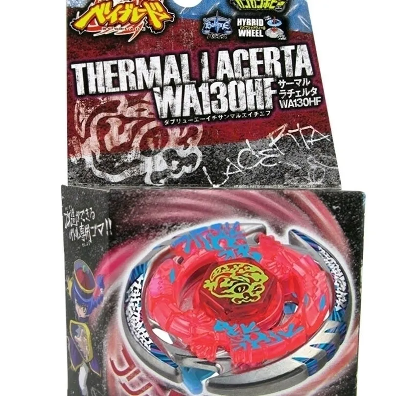 Trottola TOMY BB74 Booster Thermal Lacerta WA130HF Metal Masters Beyblade senza launcher 220830