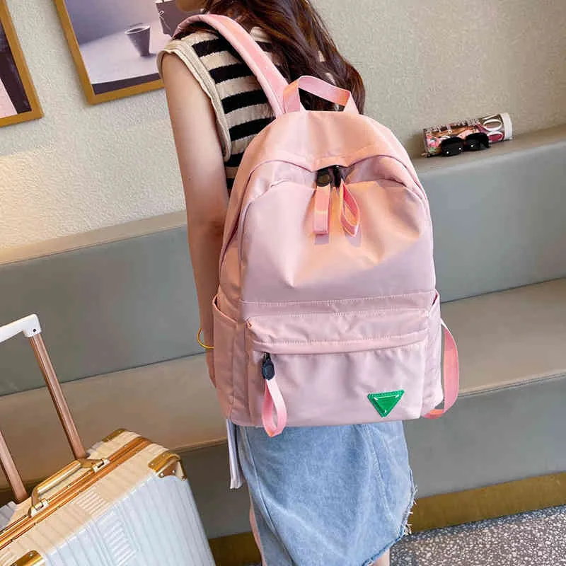 School Bags Backpack women's backpack 2022 new Korean version trend large capacity high school students boys and girls book bag 220831