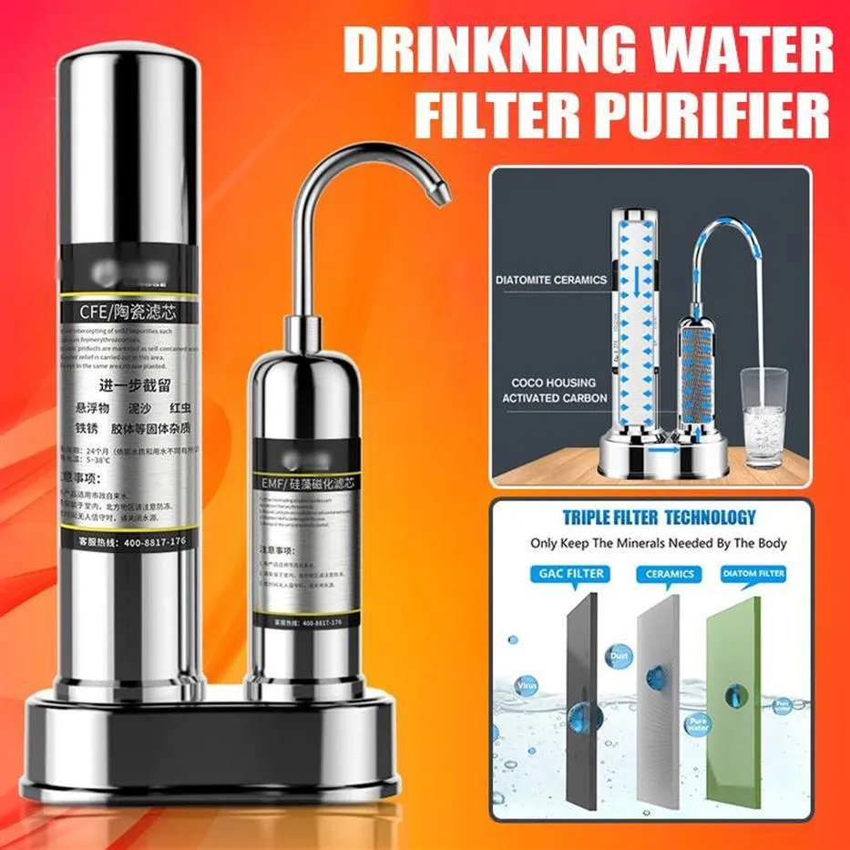 Aquapure T200 Ultrafiltration Water Purifier Faucet Filter Kit For Home