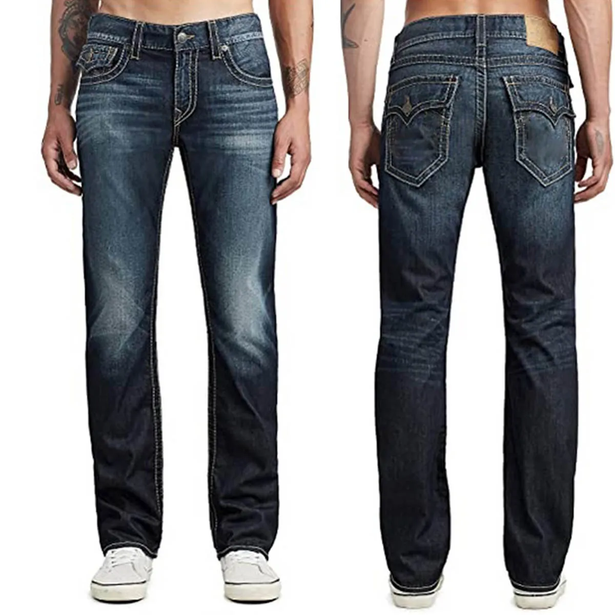 designer män jeans nödställda rippade mager byxor mode kläder smala moorcykel moto hiphop denim man mager ankel byxor lyx punk rock cowboy stor storlek eu30-38