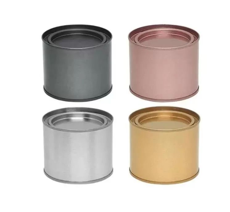 250 ml aluminium kan tinbox koffie thee jar lippenbalser Container lege kaarsenpotten metalen roompot doos SN6763